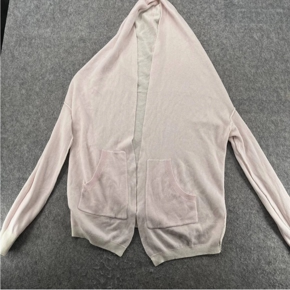 Lululemon Athletica Ivory and Pink Women's Reversible Cardigan Size 6 - Picture 2 of 10